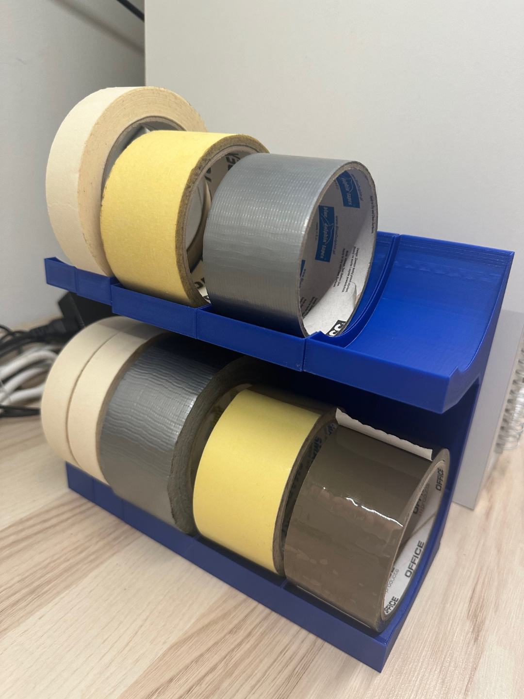 Modular Customizable Duct Tape Organizer - No Supp