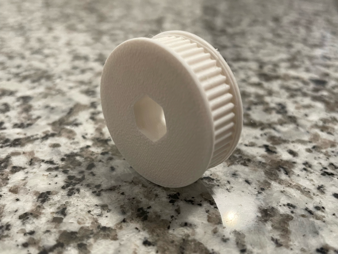 50 Tooth GT2 Pulley for a 3/8 in Hexshaft