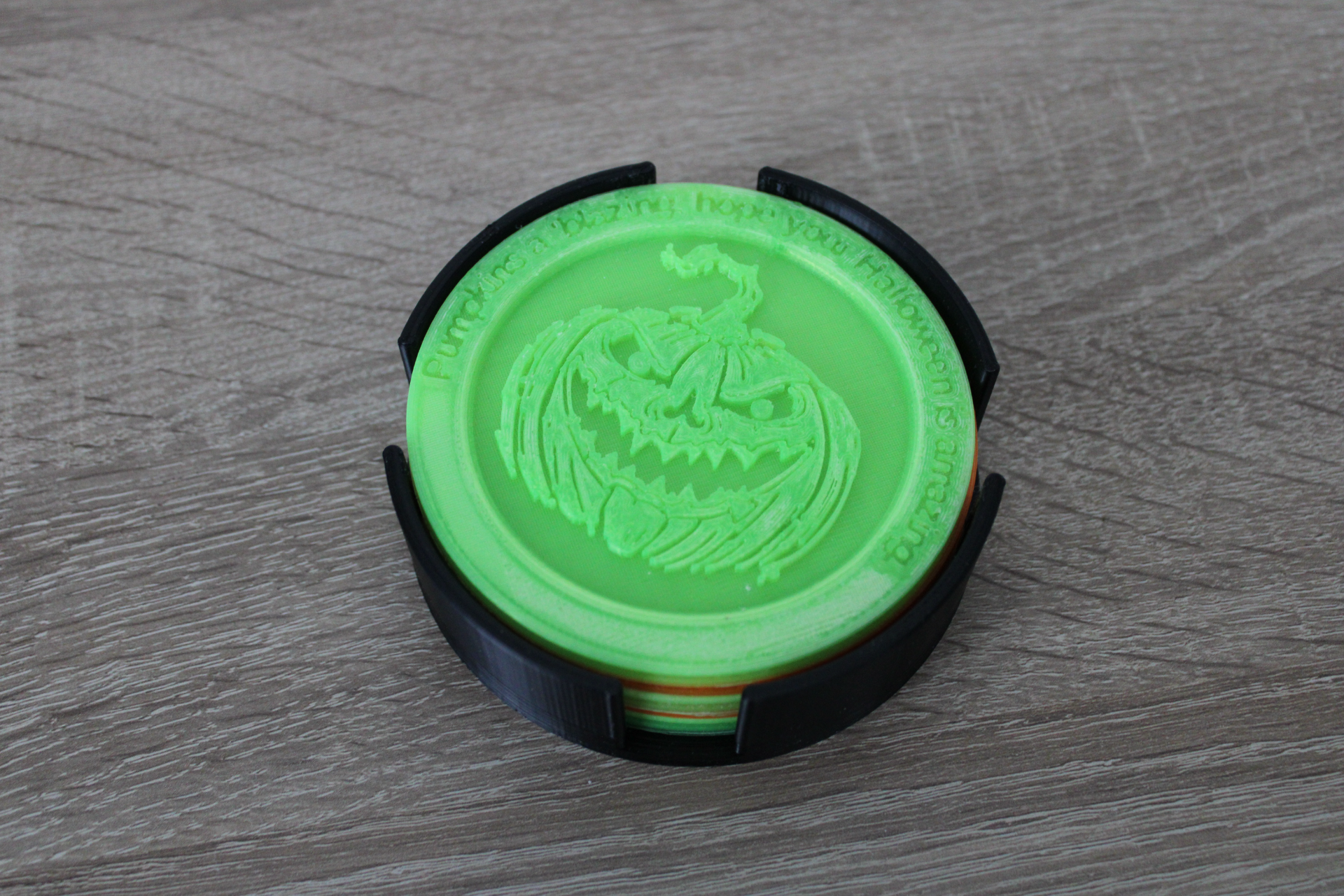 Glass Coasters halloween theme