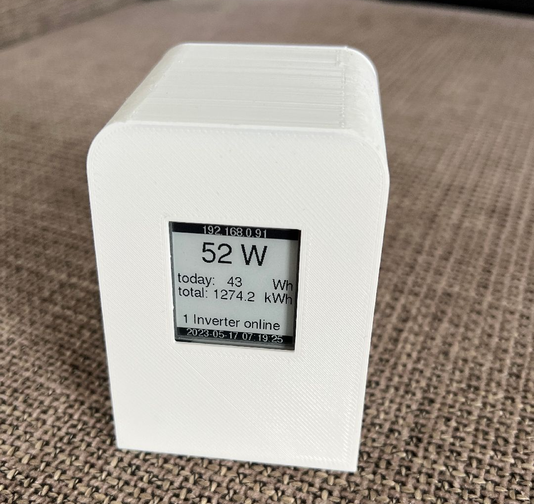 AhoyDTU Case with ePaper Display / ESP32 WROOM