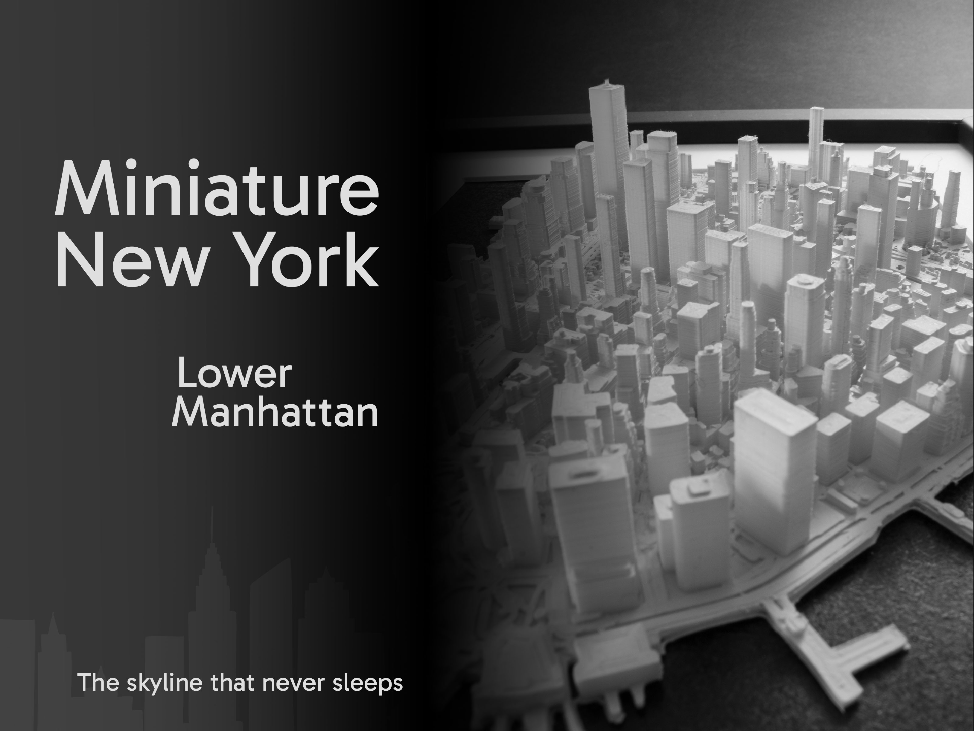 Miniature New York – Lower Manhattan
