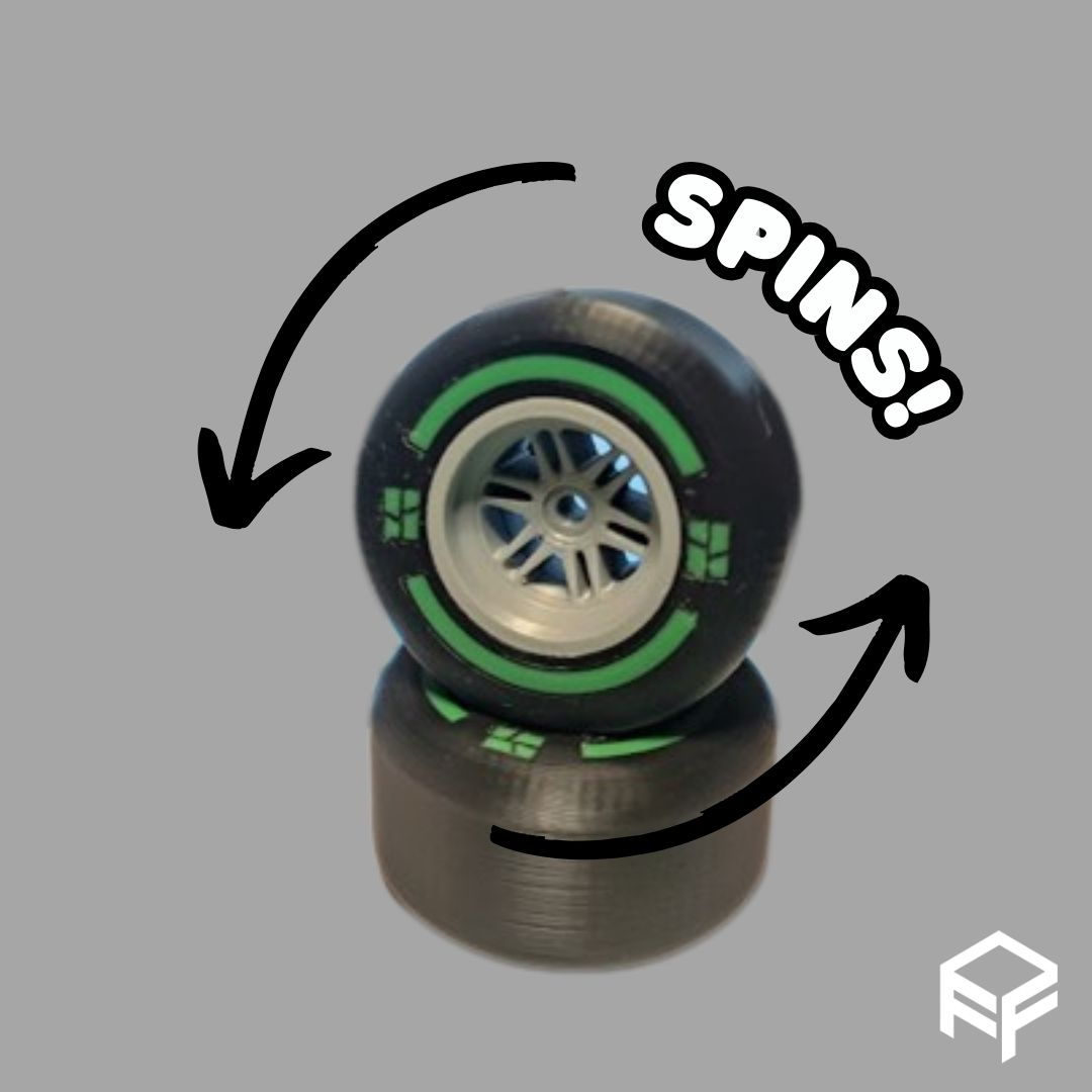 F1 Wheel Fidget Spinner
