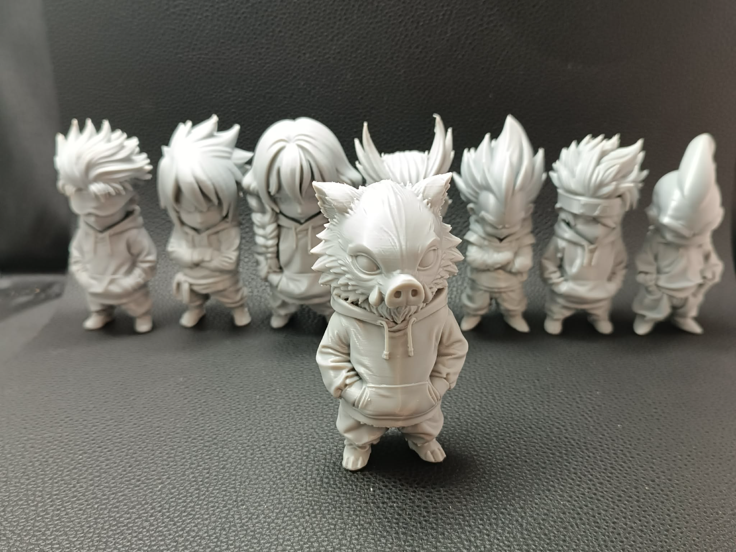 Chibi Anime Hood Series Inosuke Hashibira