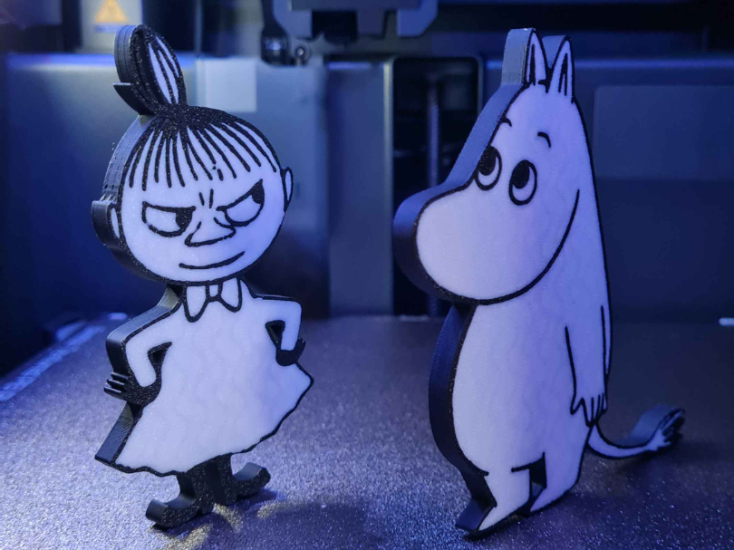 Moomin and Little My