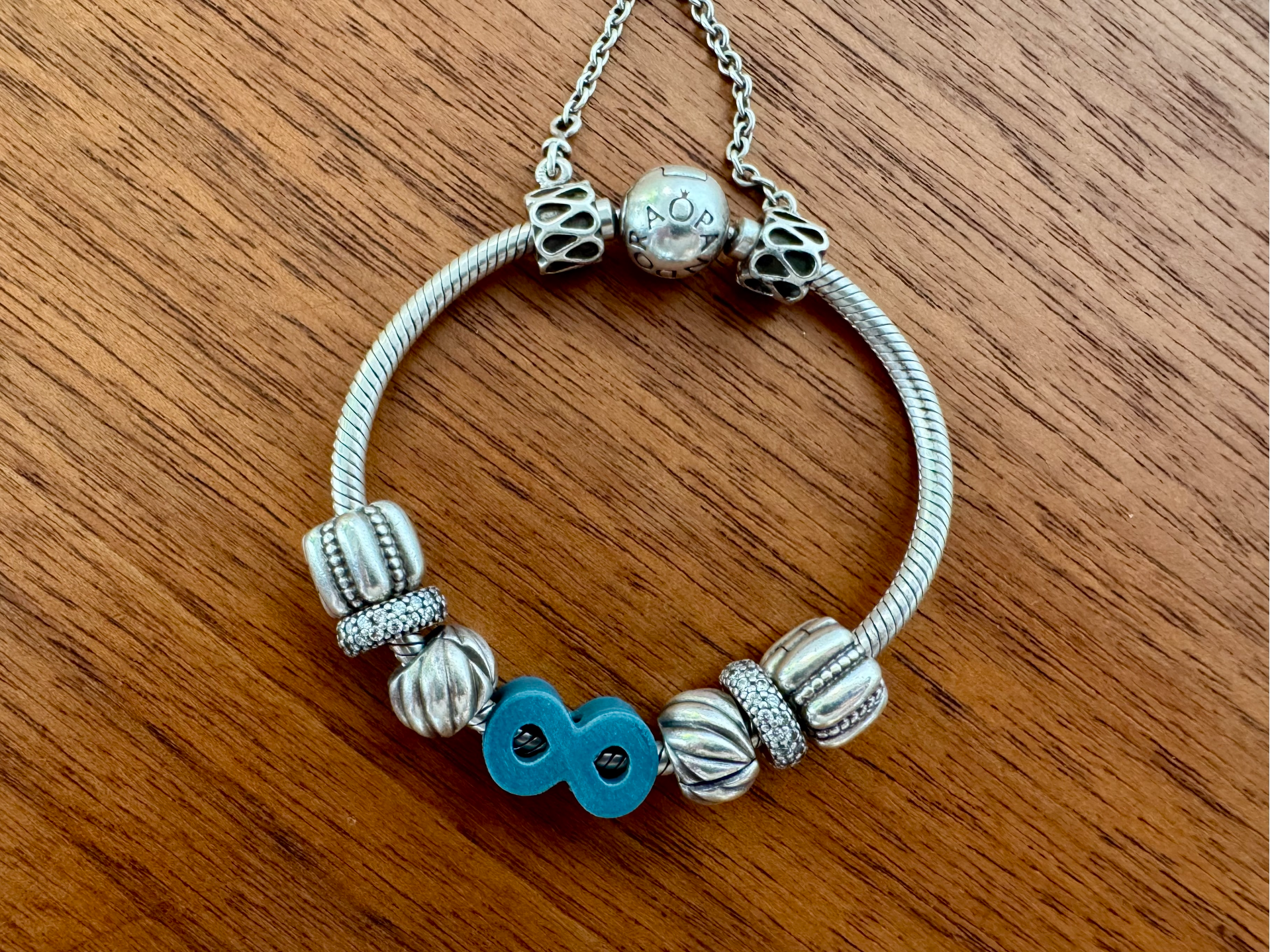 Infinity Charm Compatible with Pandora Bracelets