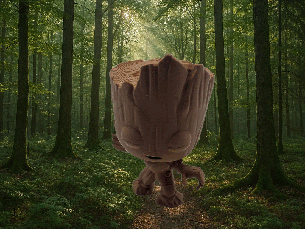Baby Groot Funko Pop - Printable 3D Model