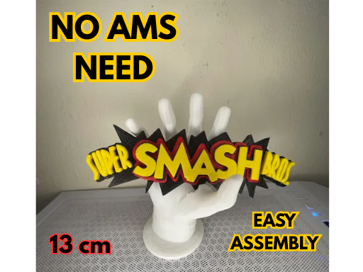 smash bros logo modular No ams need