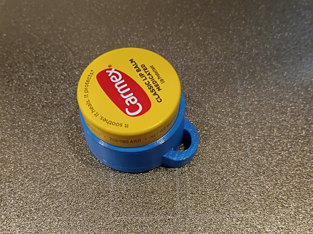 Carmex .25oz Container Keychain Holder