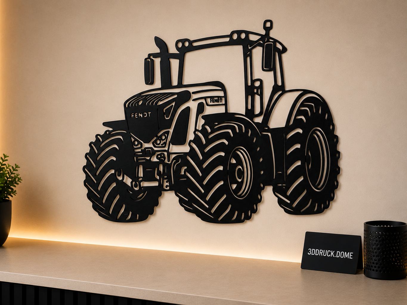 Fendt Traktor Silhouette