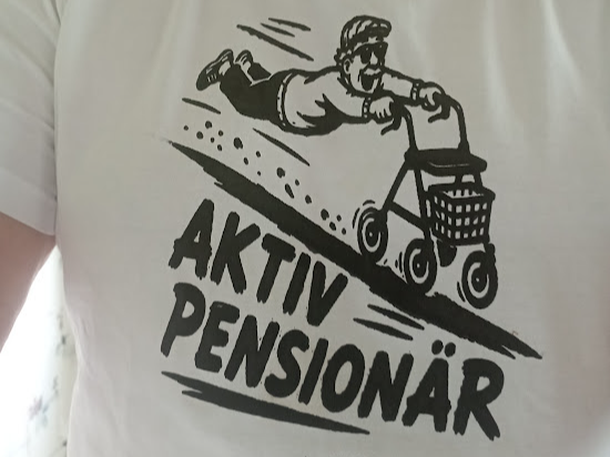 T-shirttryck Aktiv pensionär