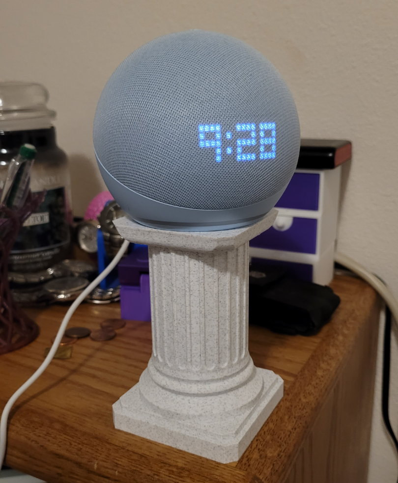 echo dot stand column
