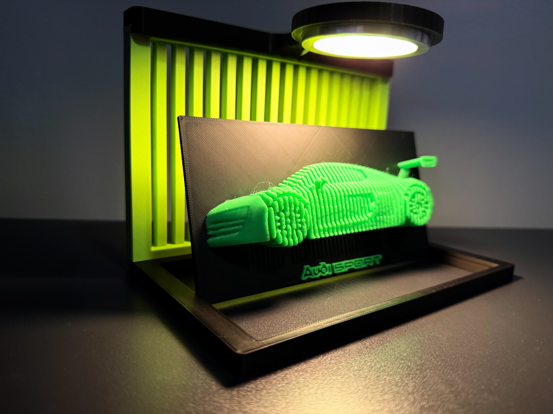 Audi R8 LMS  - Vertically Layered  Car Art
