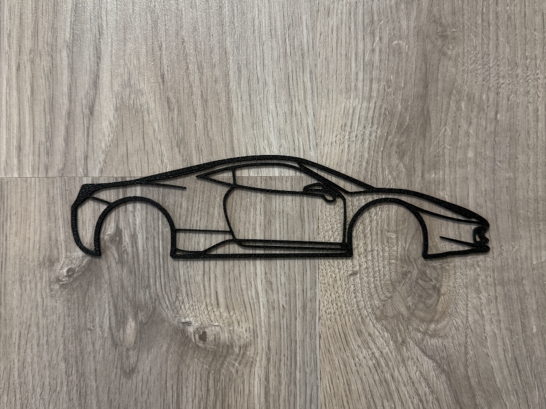 Ferrari 458 silhouette