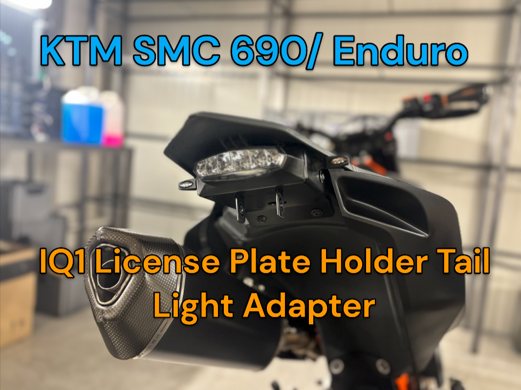 KTM SMC/Enduro R 690 IQ License Plate Adapter