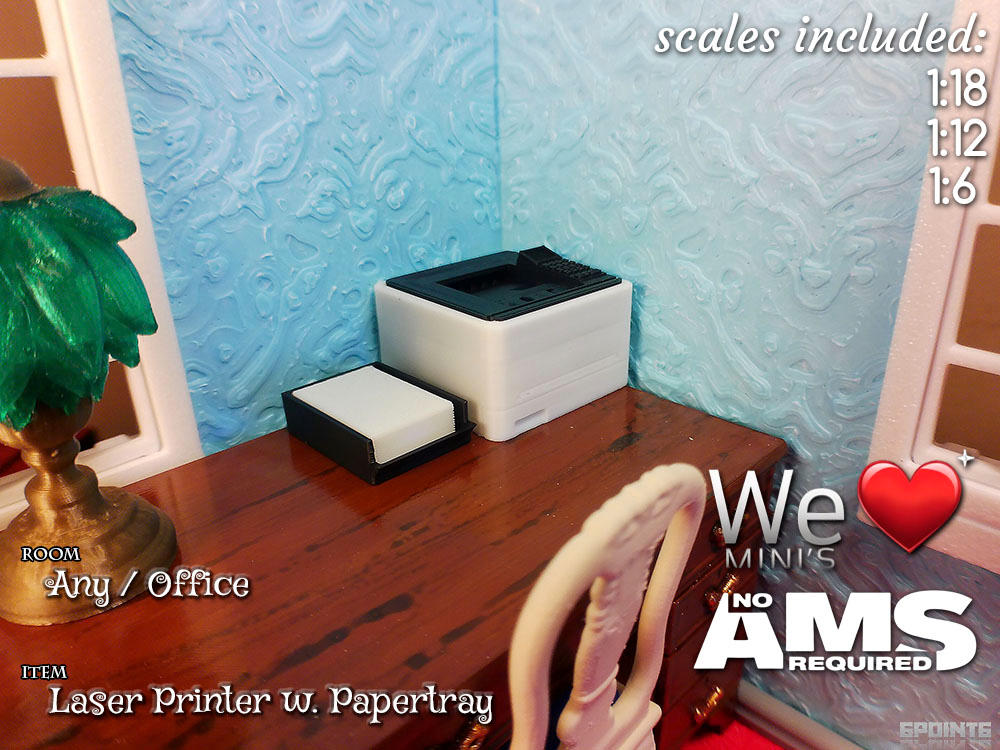 WLM - Laser Printer with Paper Tray