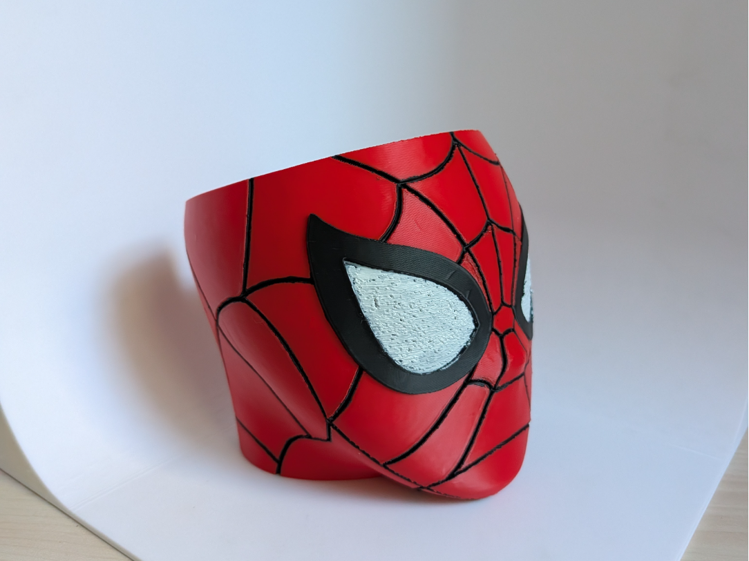 Echodot Gen 4. Halter Spiderman Kopf