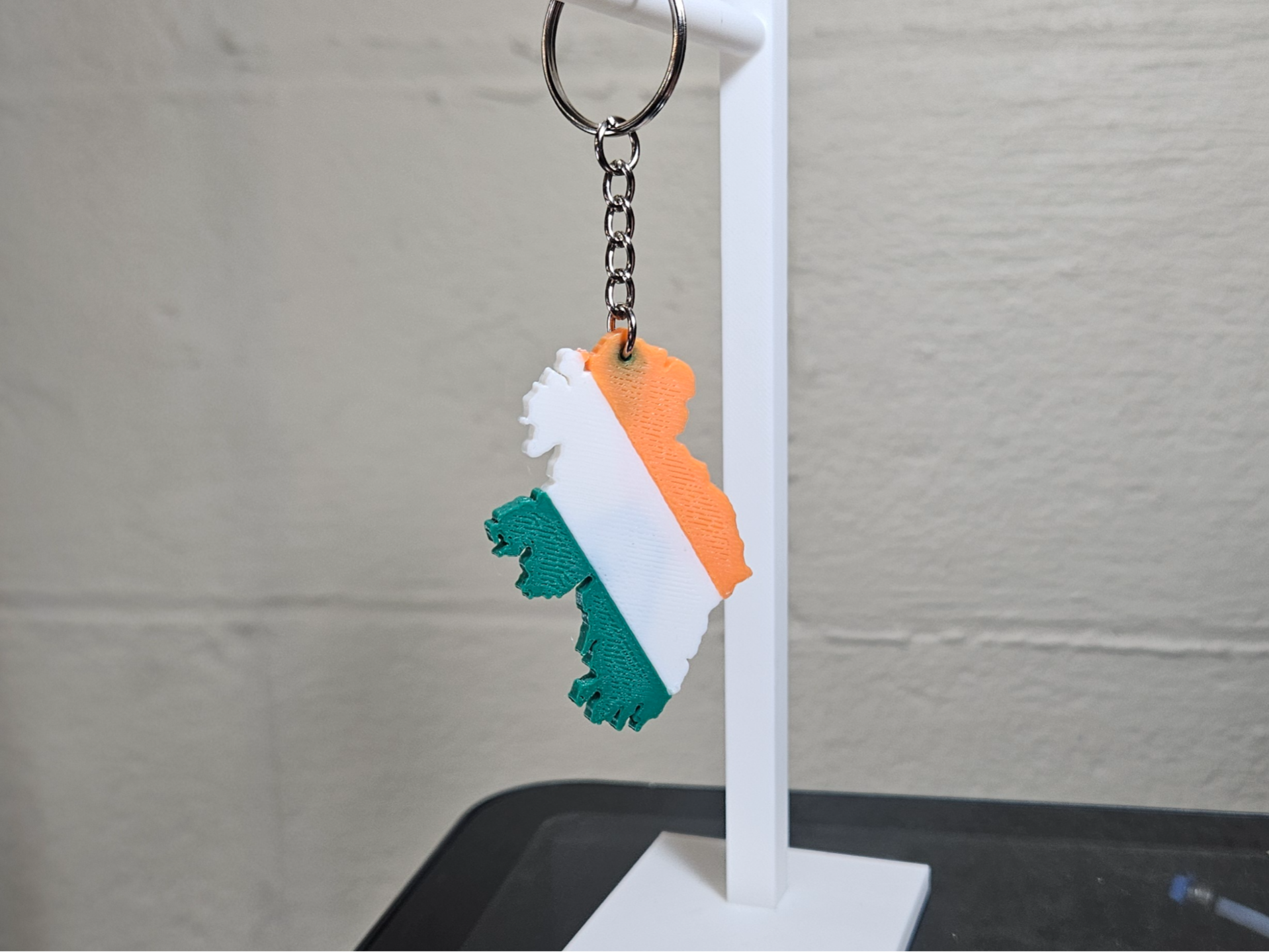 Irish Flag Keychain