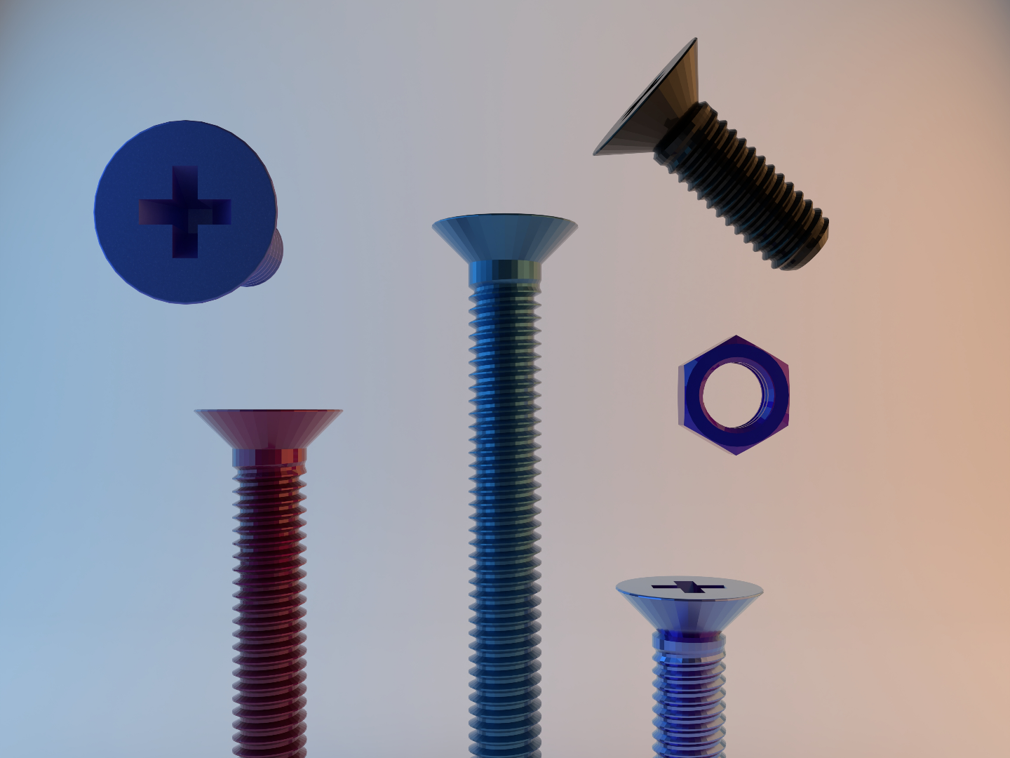 M6 SUPER SCREW with nut and perfect fit