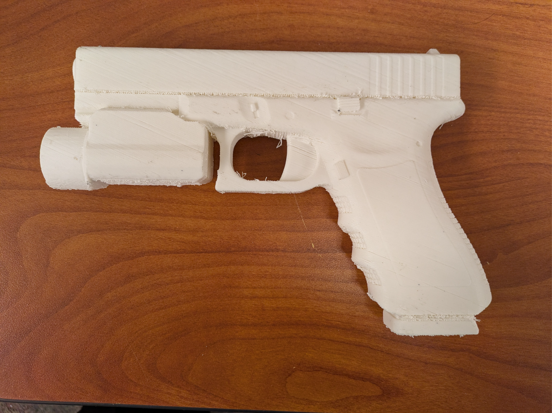 prop gun with light