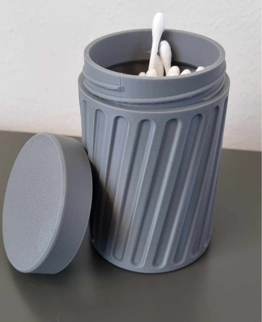 Jar with lid made for tops