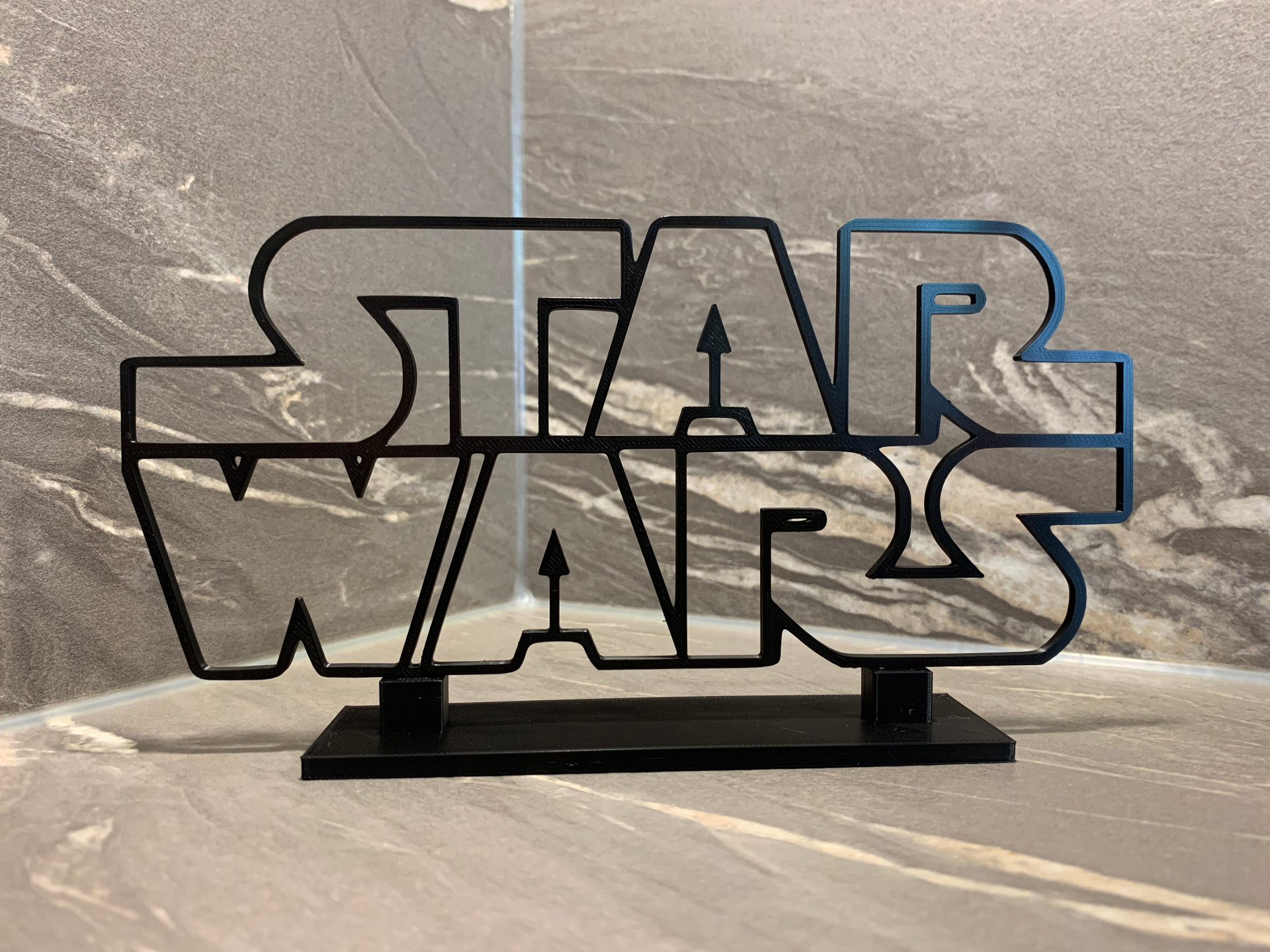 Star Wars 3D Letters + Base