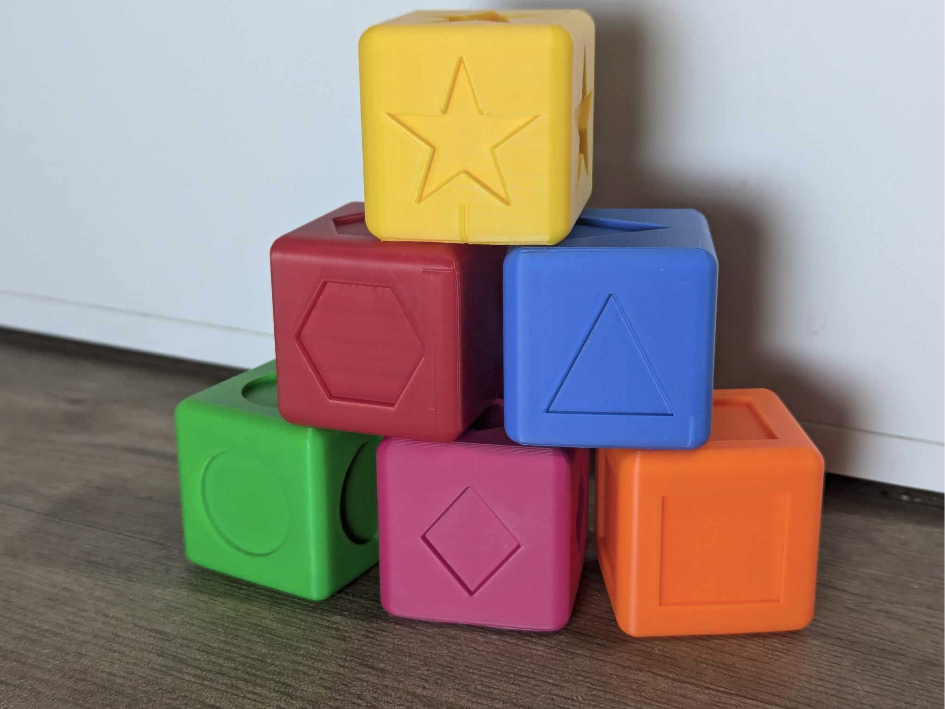 Childrens stacking blocks