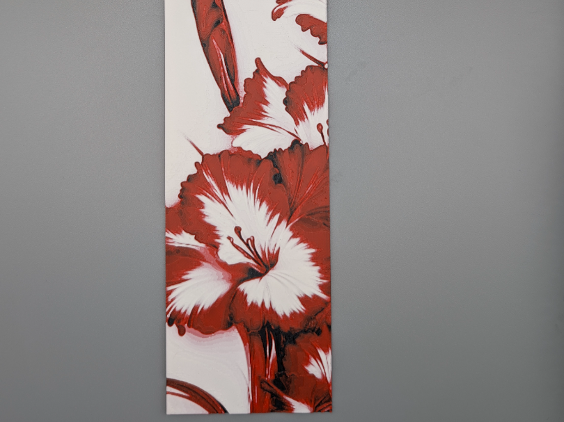 Gladiolus (August) Birthflower bookmark