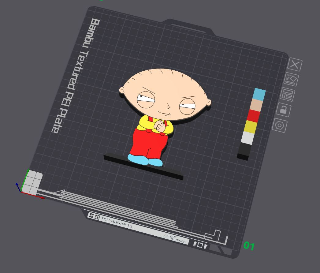 Family Guy Stewie Griffin Table Stand
