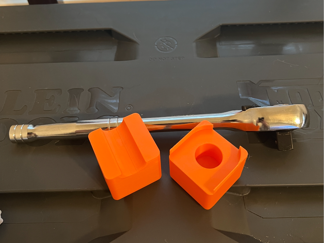 1/2" Ratchet Driver Gridfinity Bin