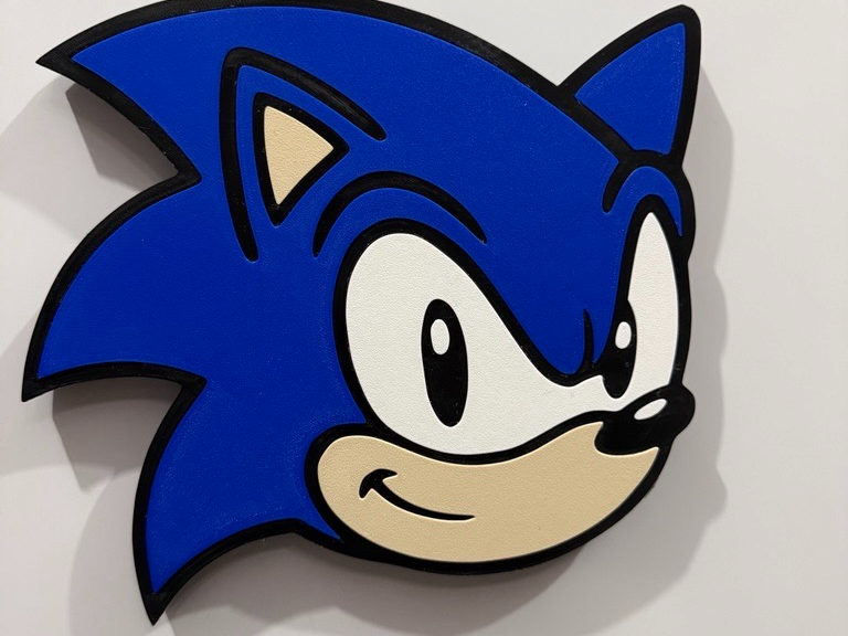 Sonic the Hedgehog Wall Plaque (No AMS)