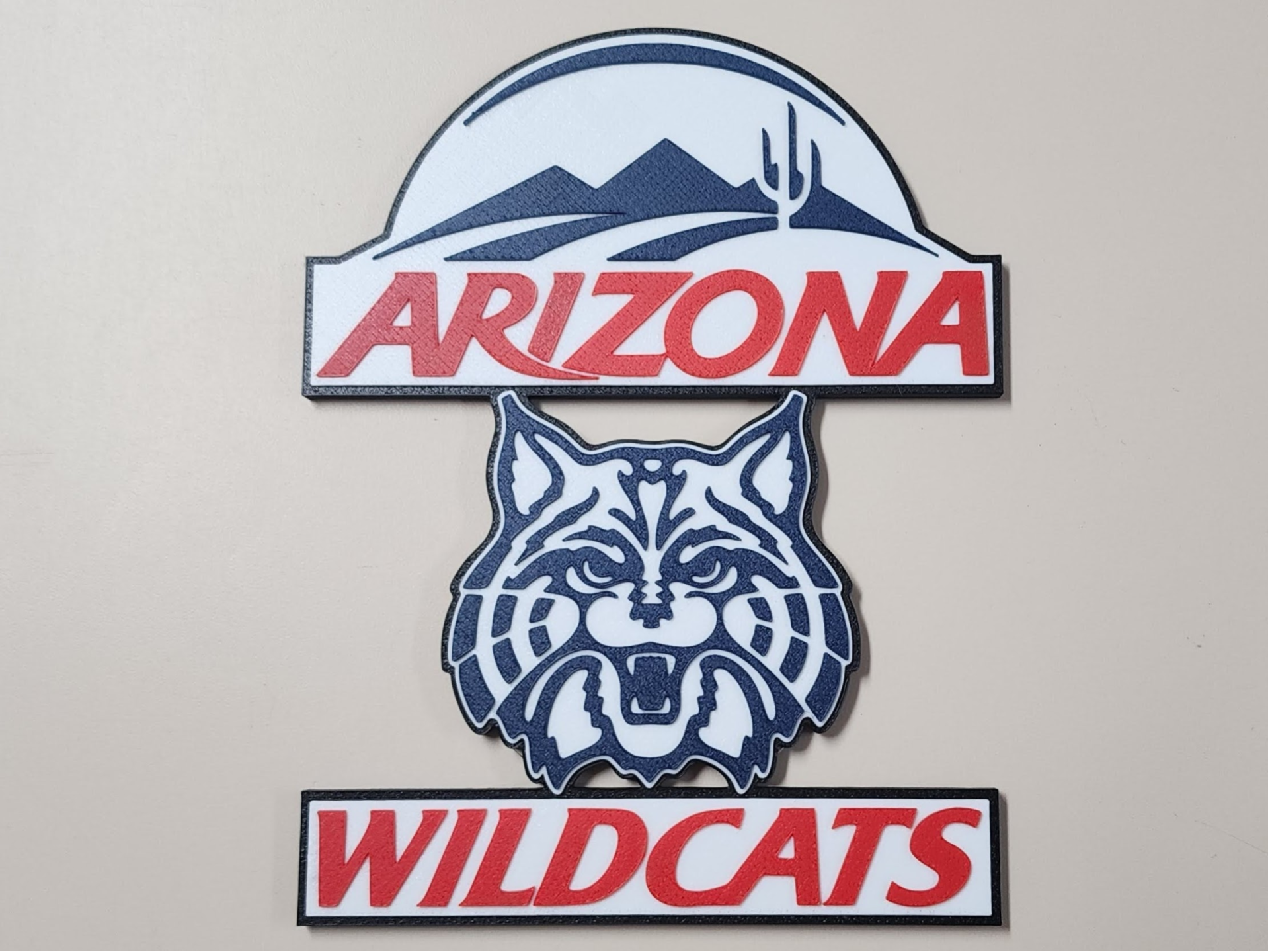 Arizona Wildcats Wall Display