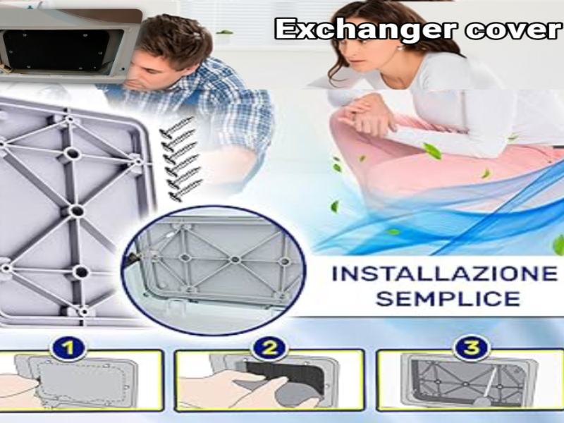 Exchanger cover Bosch dryer series 6 and 8