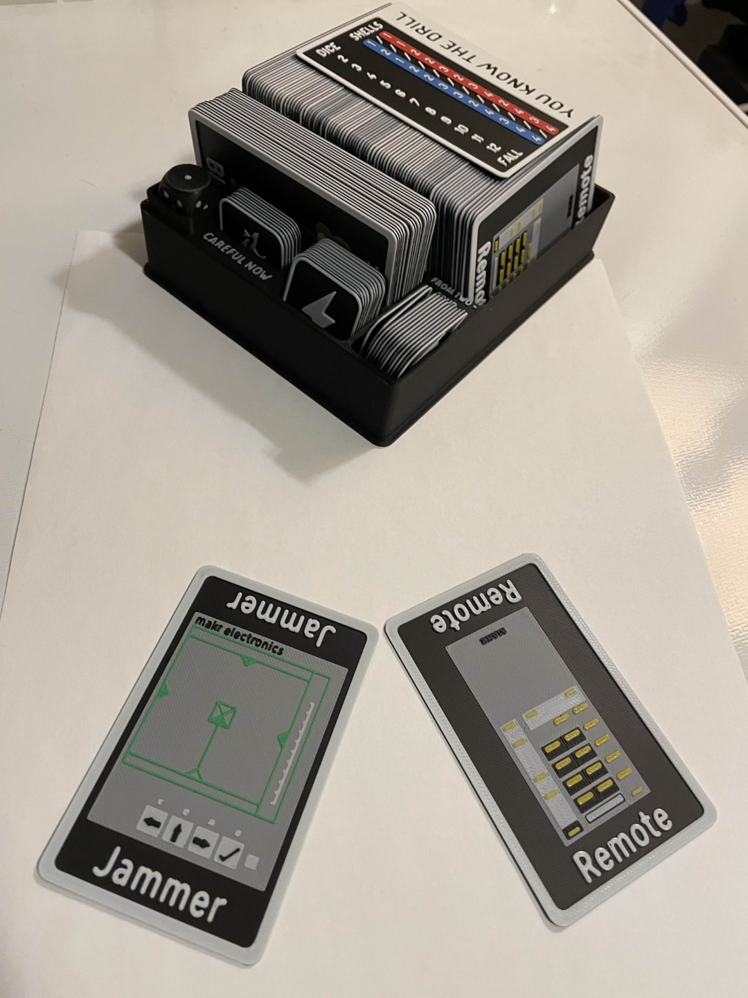 Jammer/Remote Cards and Case for Buckshot Roulette