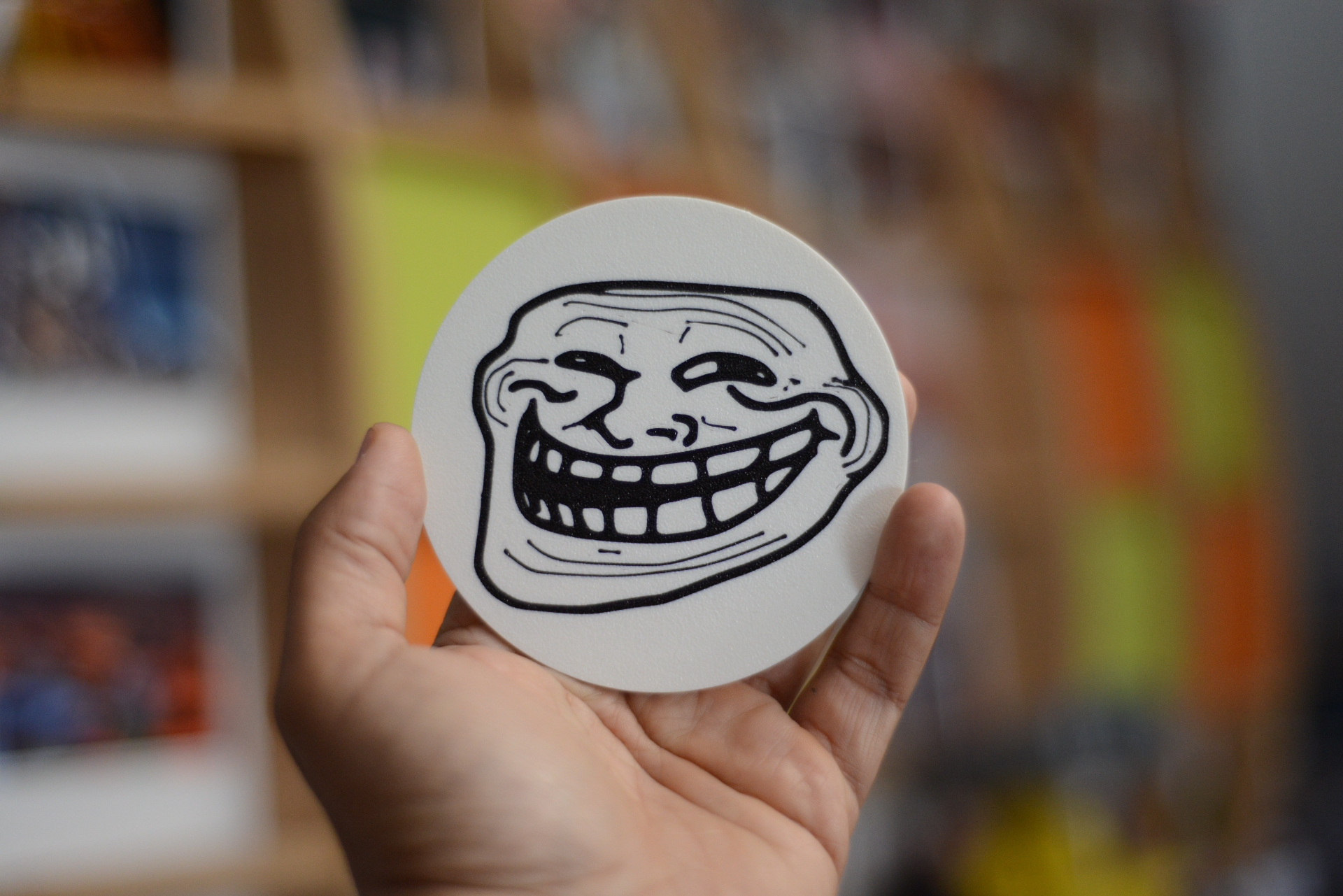 Troll Meme Coaster