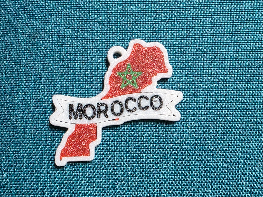 Morocco keychain