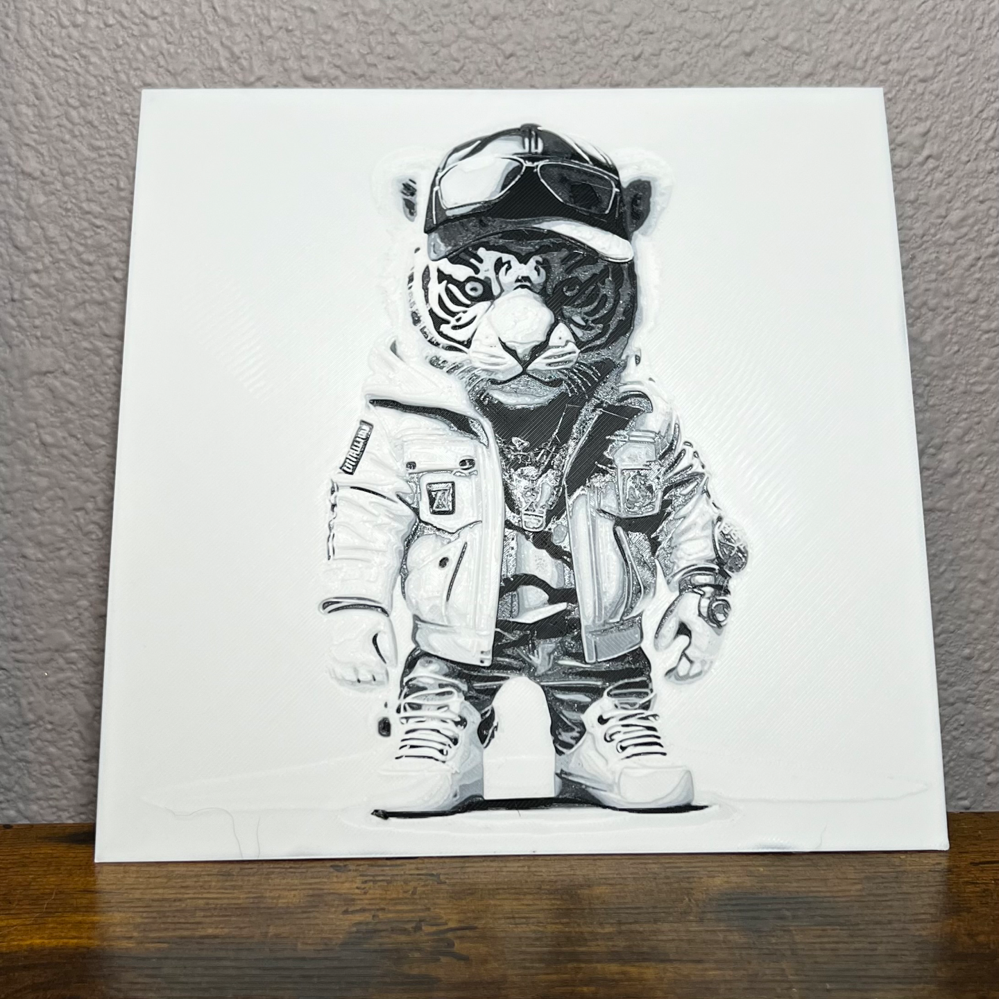 Cute Tiger Cub Hueforge