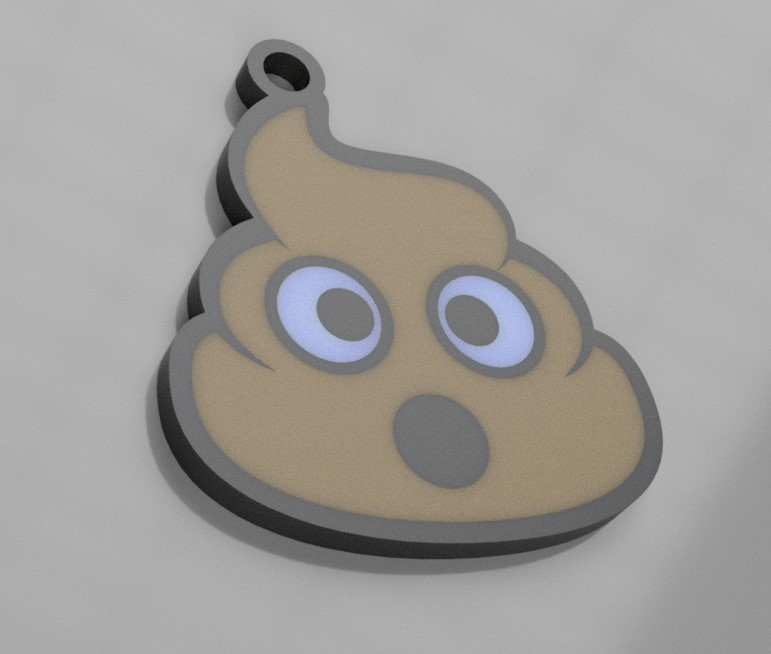 Keychain Emoji Theme - Pup
