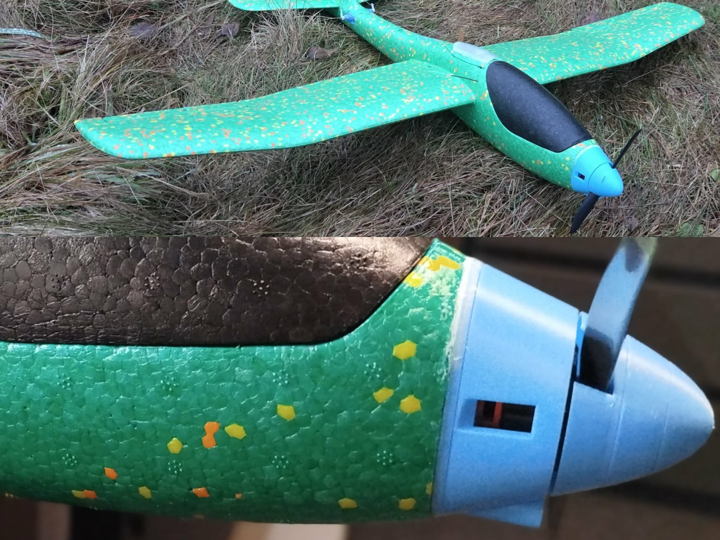 Lidl Glider RC conversion for motor RS 2205
