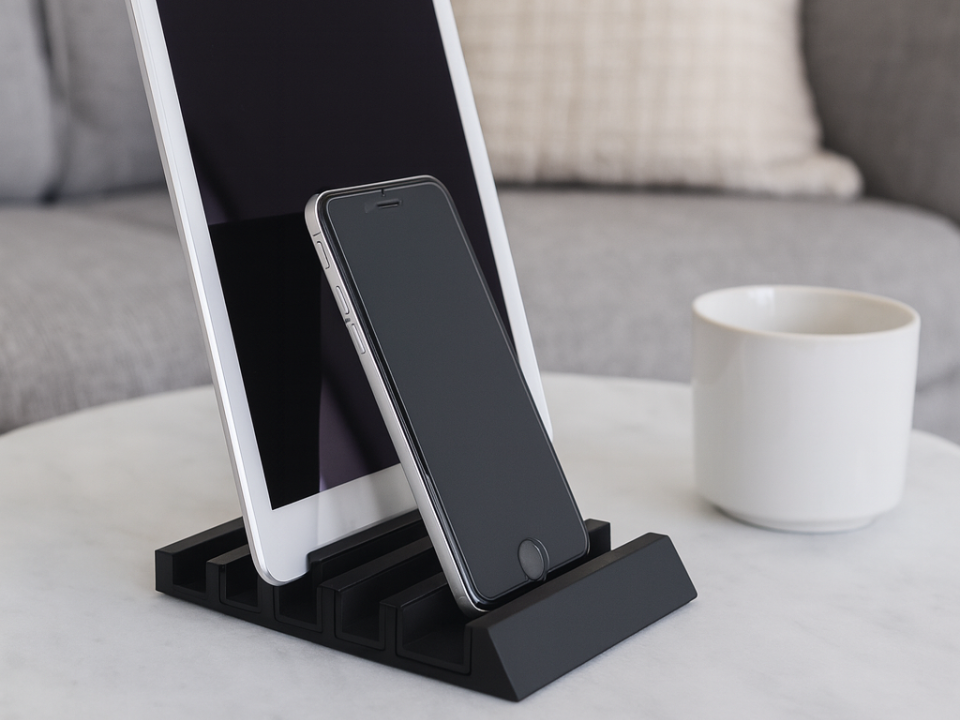 Multi-Device Stand for Tablet and Phone