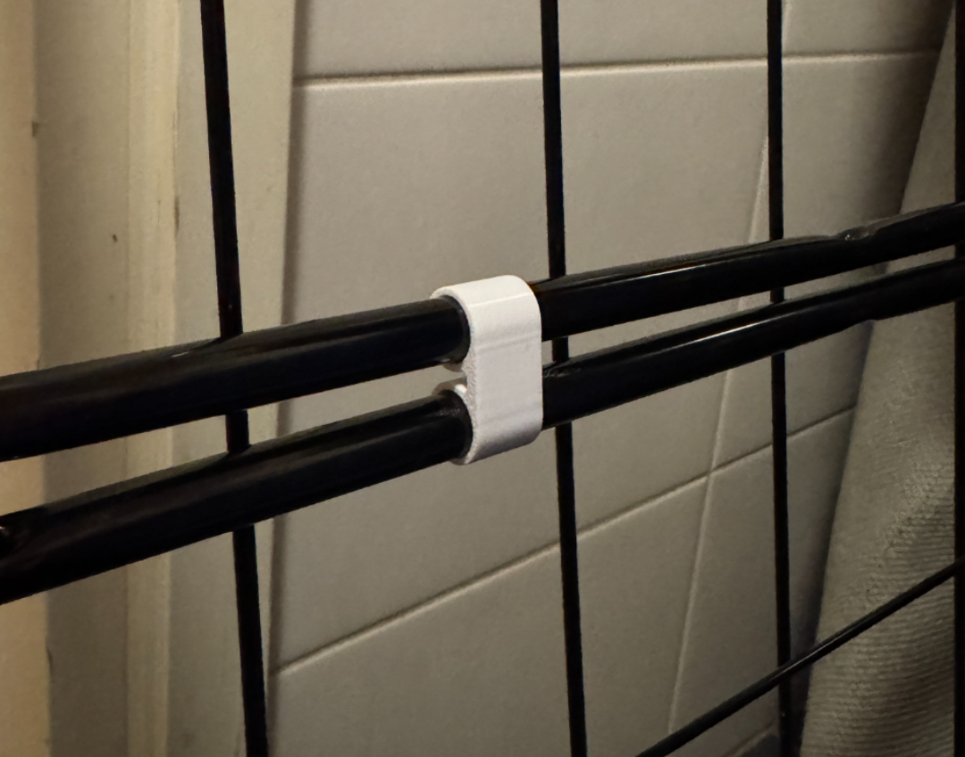 Laundry drying rack clip 9mm