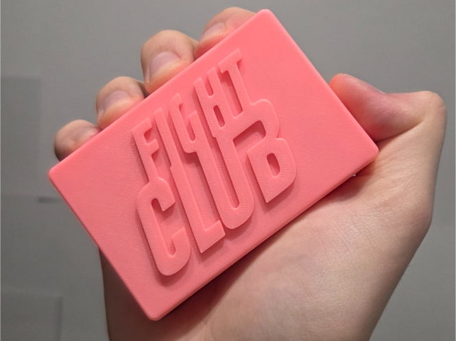 Fight Club soap decoration