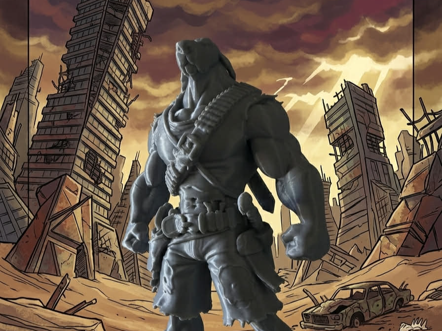Oscar Martin Personaggio Dog Warrior