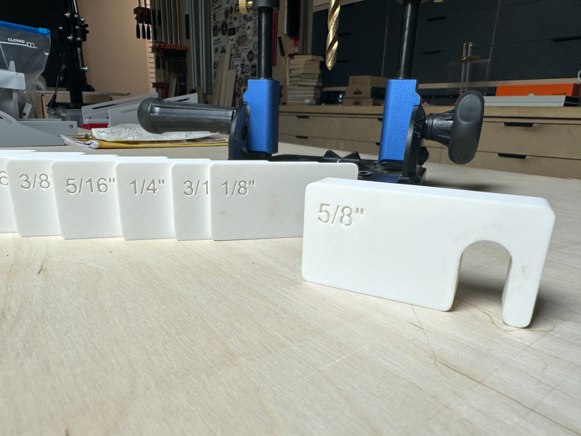 Rockler Drill Guide Spacers - Metric