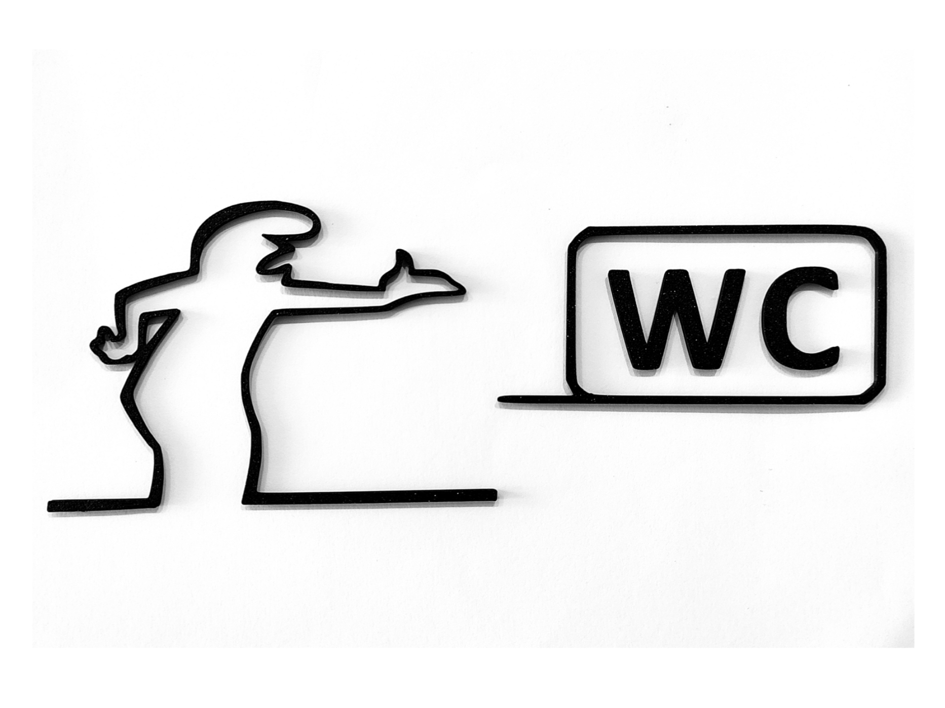 WC door hanger from "La Linea" Balum Balum 70