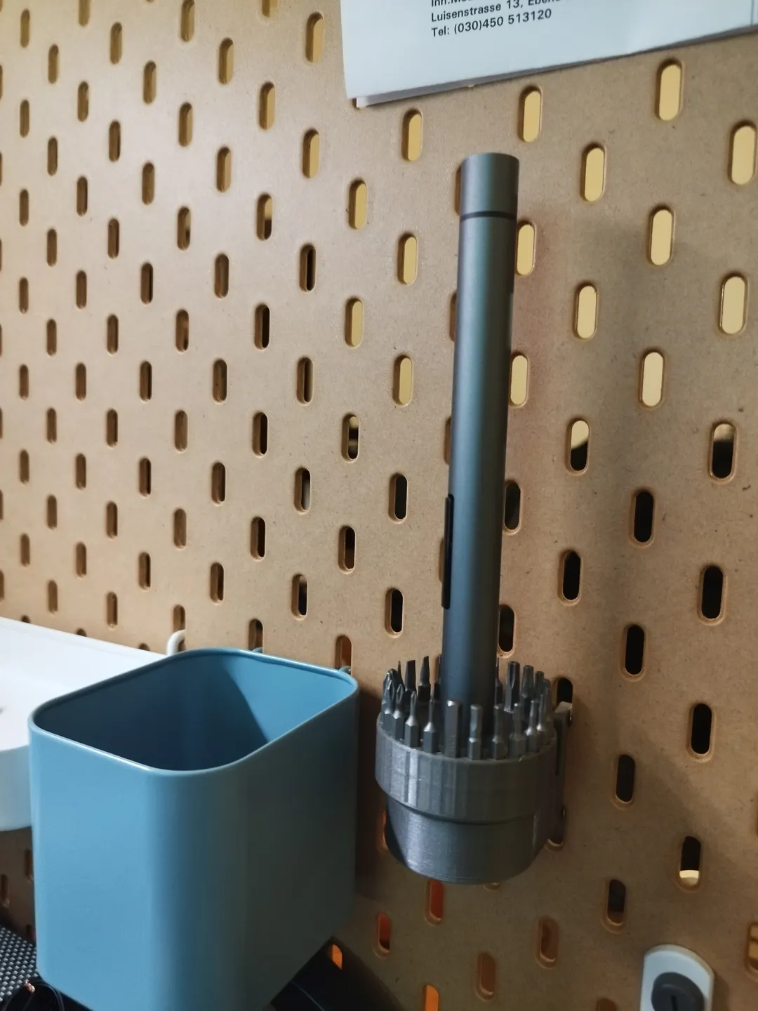 Wowstick Holder with Bit-Storage for IKEA Skadis