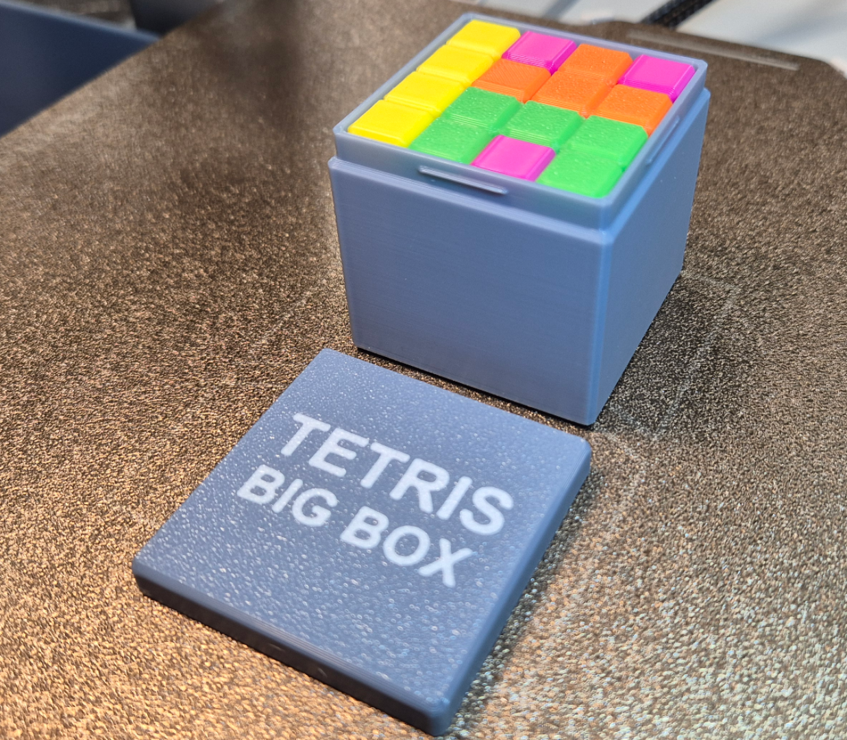 TETRIS BIG BOX - 3D printed puzzle