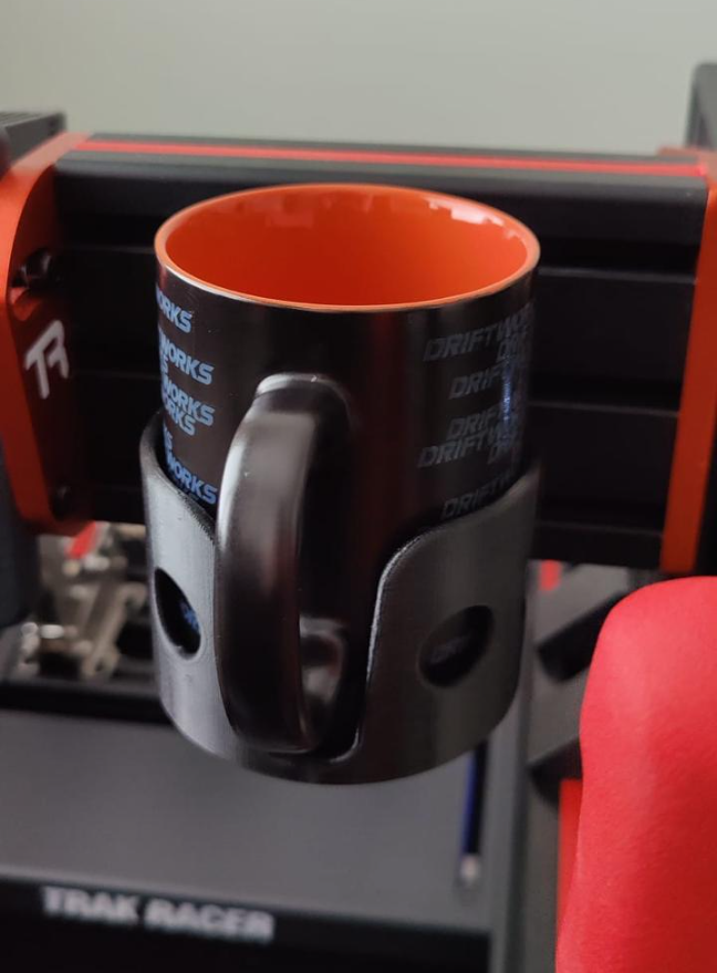 Mug, can, bottle holder for sim racing rig