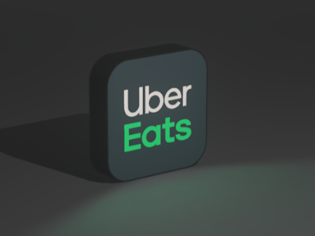 Lightbox Uber Eats – Avec rétroéclairage LED