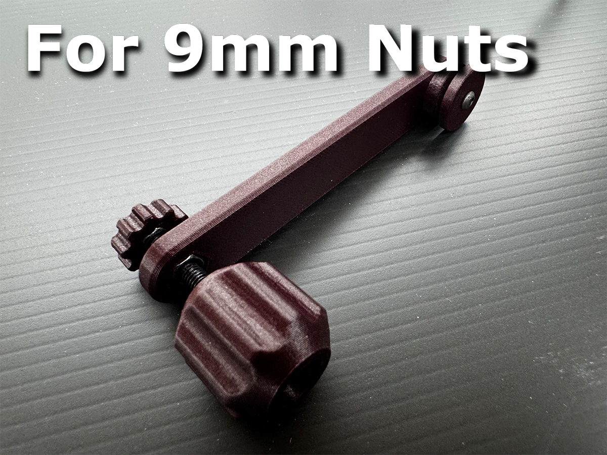 Ender 5 Max Bed Support - Remix for 9mm M5 Nuts