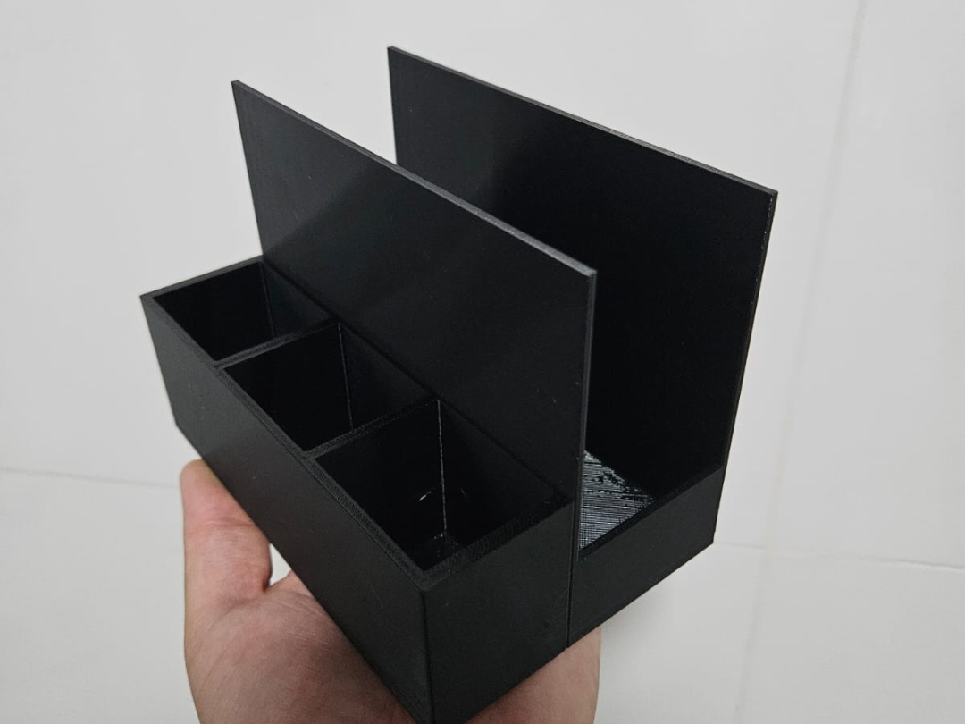 Porta guardanapo com espaço para saches
